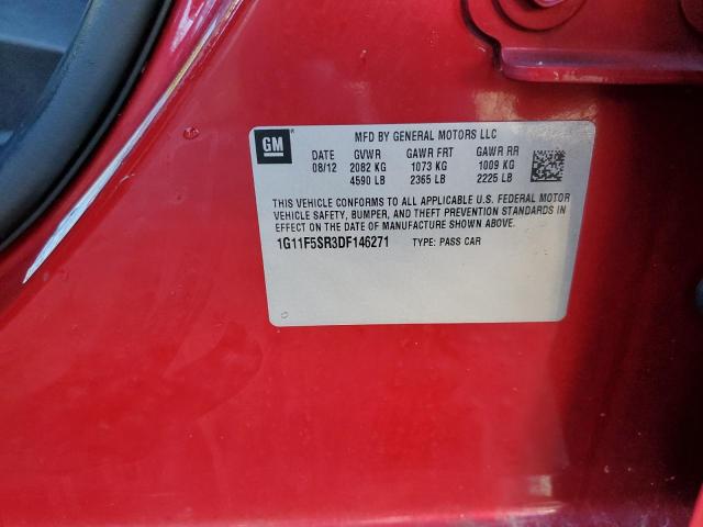 Photo 10 from auction – 2013 CHEVROLET MALIBU 2LT with VIN 1G11F5SR3DF146271