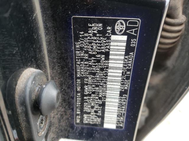 Photo 10 from auction – 2014 TOYOTA COROLLA L with VIN 2T1BURHE2EC132188