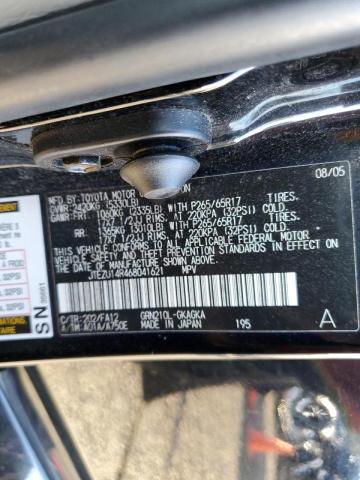 Photo 10 from auction – 2006 TOYOTA 4RUNNER SR with VIN JTEZU14R468041621