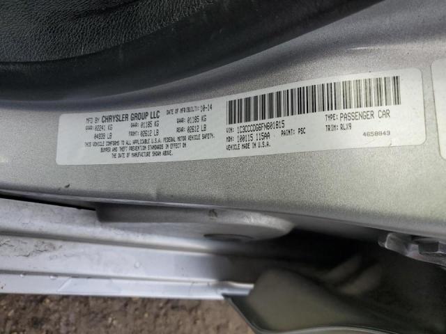 Photo 10 from auction – 2015 CHRYSLER 200 S with VIN 1C3CCCDG6FN601815