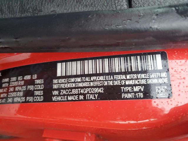 Photo 10 from auction – 2016 JEEP RENEGADE L with VIN ZACCJBBT4GPD29642
