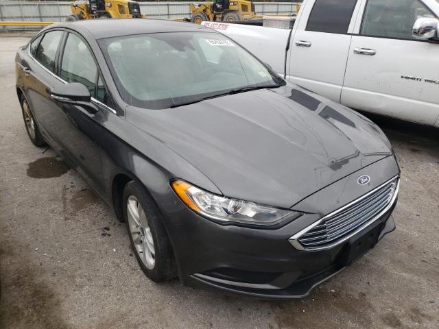FORD FUSION SE 2018 with VIN 3FA6P0HD7JR212575 - Photo from auction