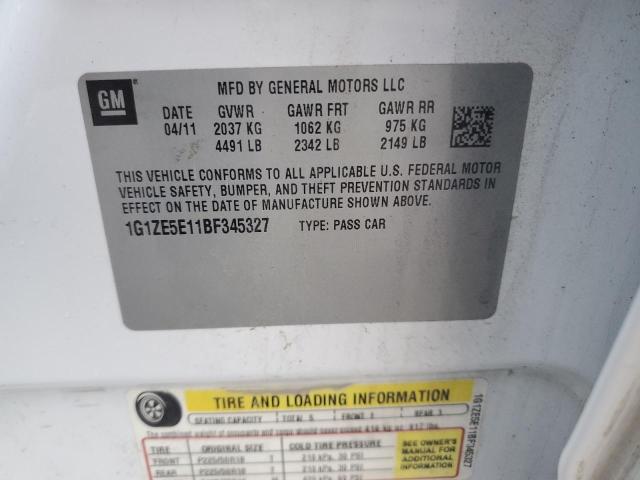 Photo 10 from auction – 2011 CHEVROLET MALIBU LTZ with VIN 1G1ZE5E11BF345327