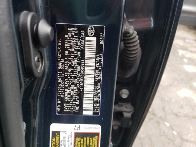 Photo 10 from auction – 2016 TOYOTA CAMRY LE with VIN 4T1BF1FK6GU583999