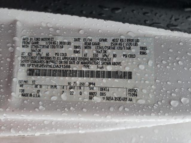 Photo 10 from auction – 2014 FORD ECONOLINE with VIN 1FTNE2EW1EDA31368