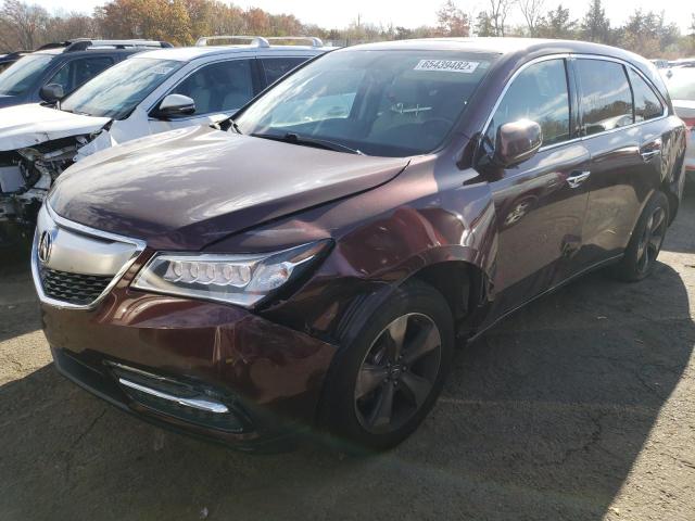 Photo 2 from auction – 2016 ACURA MDX with VIN 5FRYD4H2XGB057014
