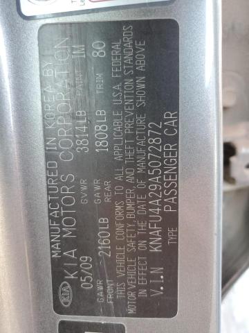 Photo 10 from auction – 2010 KIA FORTE EX with VIN KNAFU4A29A5072872
