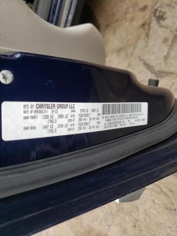 Photo 10 from auction – 2014 CHRYSLER TOWN & COU with VIN 2C4RC1CG0ER178128