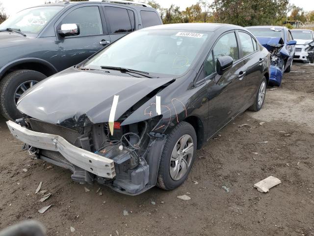 Photo 2 from auction – 2015 HONDA CIVIC LX with VIN 19XFB2F52FE086592
