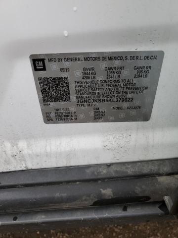 Photo 10 from auction – 2019 CHEVROLET TRAX LS with VIN 3GNCJKSB6KL379622