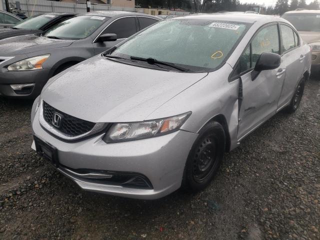 Photo 2 from auction – 2013 HONDA CIVIC LX with VIN 19XFB2F51DE246202