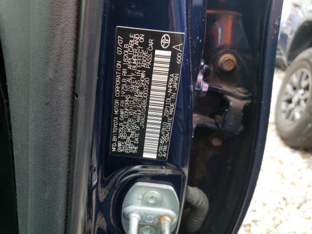 Photo 10 from auction – 2008 SCION XD with VIN JTKKU10488J003720