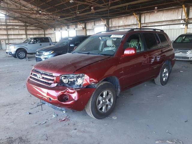 Photo 2 from auction – 2004 TOYOTA HIGHLANDER with VIN JTEEP21A840022477