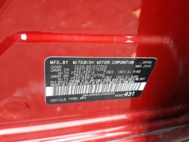 Photo 10 from auction – 2018 MITSUBISHI OUTLANDER with VIN JA4J24A5XJZ055658