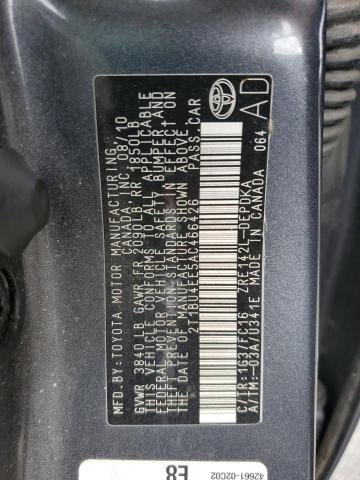 Photo 10 from auction – 2010 TOYOTA COROLLA BA with VIN 2T1BU4EE5AC466426