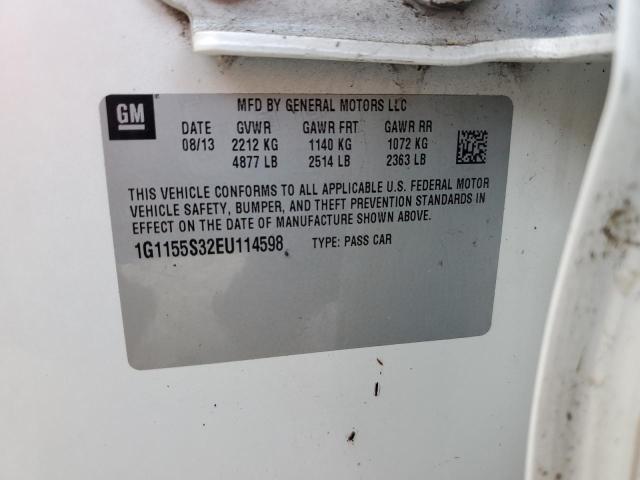Photo 10 from auction – 2014 CHEVROLET IMPALA LTZ with VIN 1G1155S32EU114598