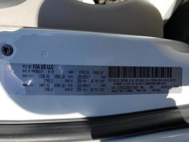Photo 10 from auction – 2019 DODGE GRAND CARA with VIN 2C4RDGCG9KR773037