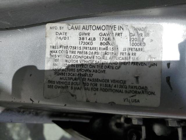 Photo 10 from auction – 2001 CHEVROLET TRACKER with VIN 2CNBE13C616960157