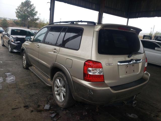Photo 3 from auction – 2006 TOYOTA HIGHLANDER with VIN JTEDW21A860001162