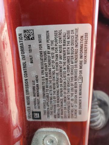 Photo 10 from auction – 2015 CHEVROLET SILVERADO with VIN 1GC4K1E82FF552203