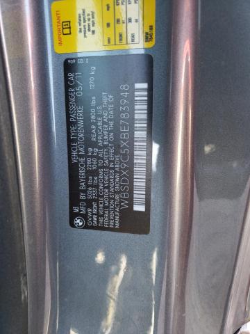 Photo 10 from auction – 2011 BMW M3 with VIN WBSDX9C5XBE783948