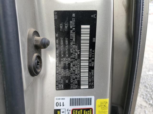 Photo 10 from auction – 2017 TOYOTA SIENNA LE with VIN 5TDKZ3DC6HS828325
