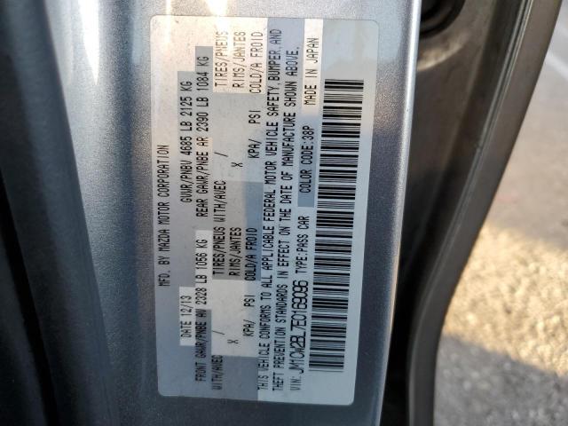 Photo 10 from auction – 2014 MAZDA 5 SPORT with VIN JM1CW2BL7E0169096