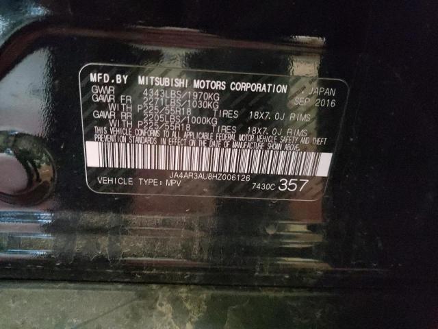 Photo 10 from auction – 2017 MITSUBISHI OUTLANDER with VIN JA4AR3AU8HZ006126