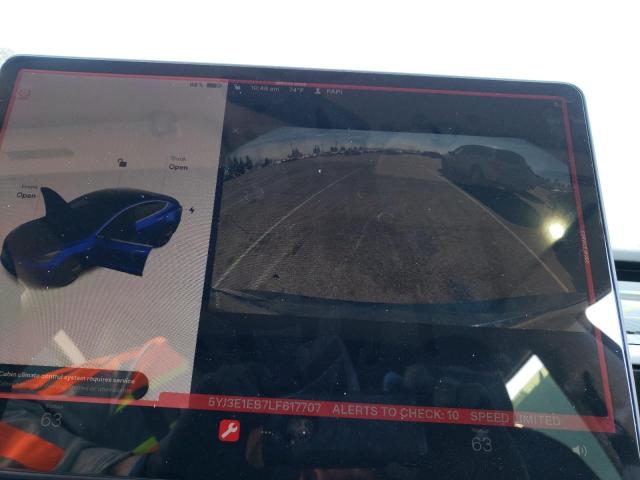 Photo 9 from auction – 2020 TESLA MODEL 3 with VIN 5YJ3E1EB7LF617707