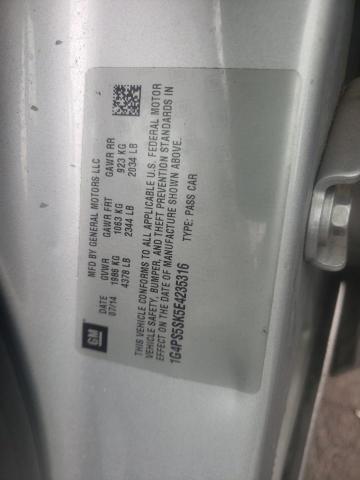 Photo 10 from auction – 2014 BUICK VERANO with VIN 1G4PS5SK5E4235316