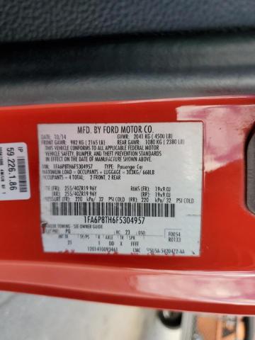 Photo 10 from auction – 2015 FORD MUSTANG with VIN 1FA6P8TH6F5304957