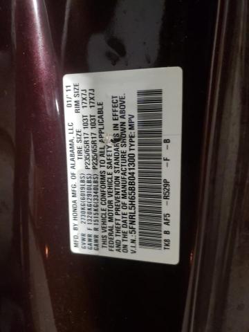 Photo 10 from auction – 2011 HONDA ODYSSEY EX with VIN 5FNRL5H65BB041300