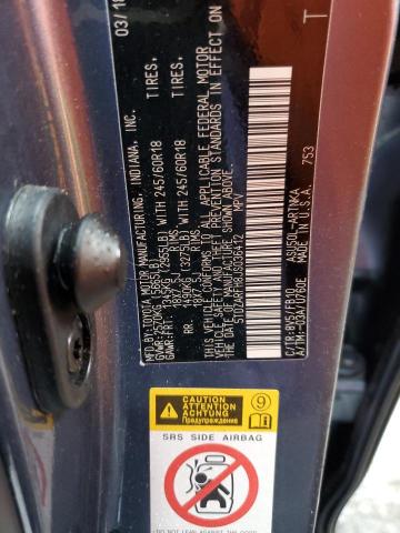 Photo 10 from auction – 2018 TOYOTA HIGHLANDER with VIN 5TDZARFH8JS036412