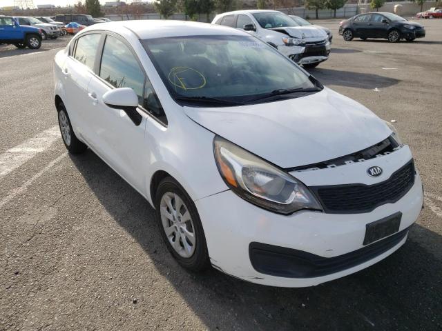 KIA RIO LX 2013 with VIN KNADM4A30D6254118 - Photo from auction