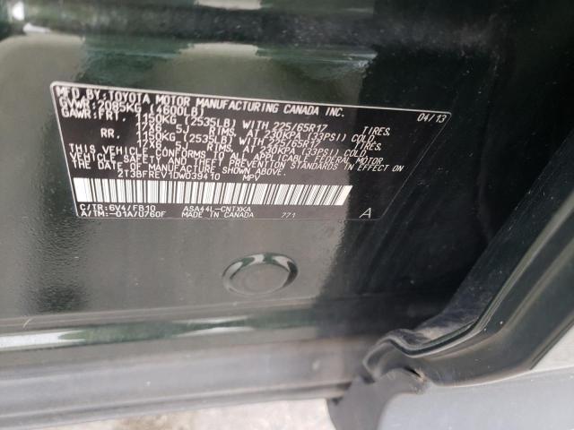 Photo 10 from auction – 2013 TOYOTA RAV4 LE with VIN 2T3BFREV1DW039410