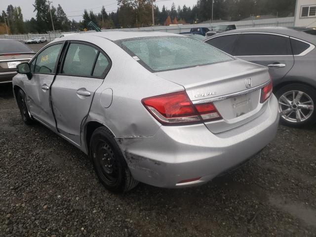 Photo 3 from auction – 2013 HONDA CIVIC LX with VIN 19XFB2F51DE246202