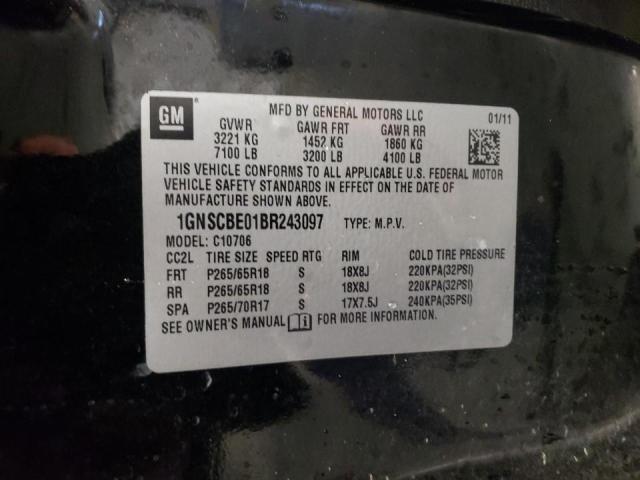 Photo 10 from auction – 2011 CHEVROLET TAHOE C150 with VIN 1GNSCBE01BR243097