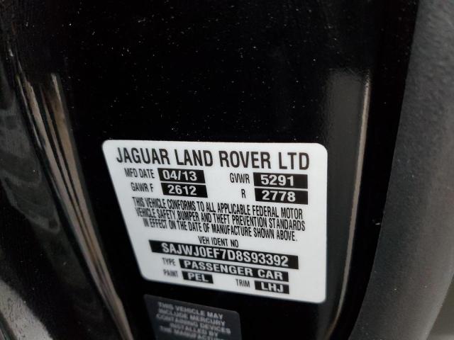 Photo 10 from auction – 2013 JAGUAR XF with VIN SAJWJ0EF7D8S93392