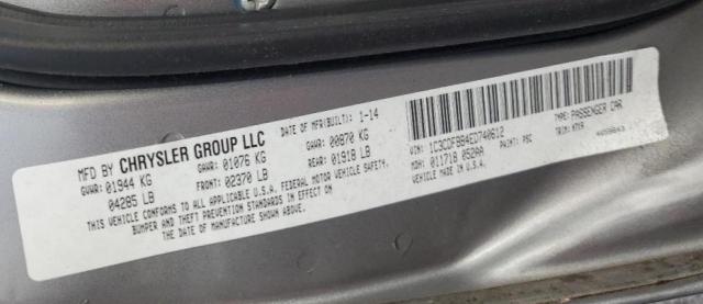 Photo 10 from auction – 2014 DODGE DART SXT with VIN 1C3CDFBB4ED740612