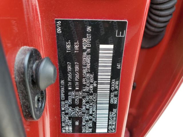 Photo 10 from auction – 2016 TOYOTA 4RUNNER SR with VIN JTEZU5JR6G5142822