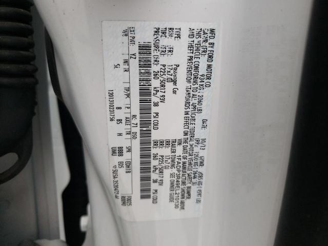 Photo 10 from auction – 2014 FORD FOCUS BEV with VIN 1FADP3R49EL210130