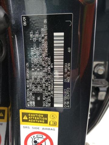 Photo 10 from auction – 2010 LEXUS RX 450 with VIN JTJBC1BA6A2402717