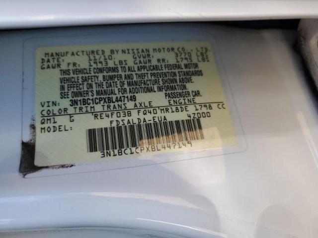 Photo 10 from auction – 2011 NISSAN VERSA S with VIN 3N1BC1CPXBL447149