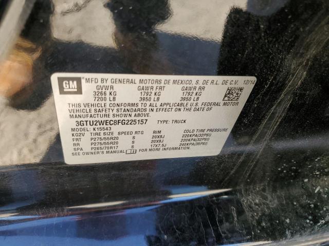 Photo 10 from auction – 2015 GMC SIERRA K15 with VIN 3GTU2WEC8FG225157