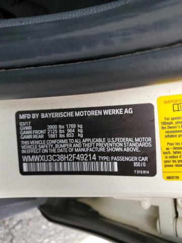 Photo 10 from auction – 2017 MINI COOPER S with VIN WMWXU3C38H2F49214