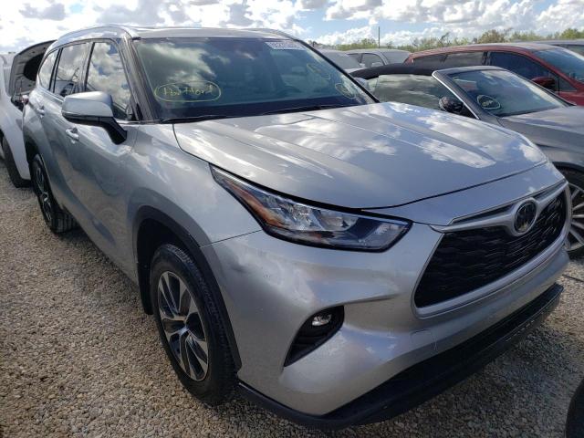 TOYOTA HIGHLANDER 2020 with VIN 5TDHZRBH2LS041683 - Photo from auction
