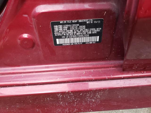 صورة رقم 10 من المزاد - 2013 SUBARU IMPREZA SP مع VIN JF1GPAR67DH862684