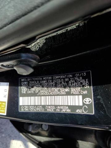 Photo 10 from auction – 2013 TOYOTA PRIUS with VIN JTDKN3DU4D5595386