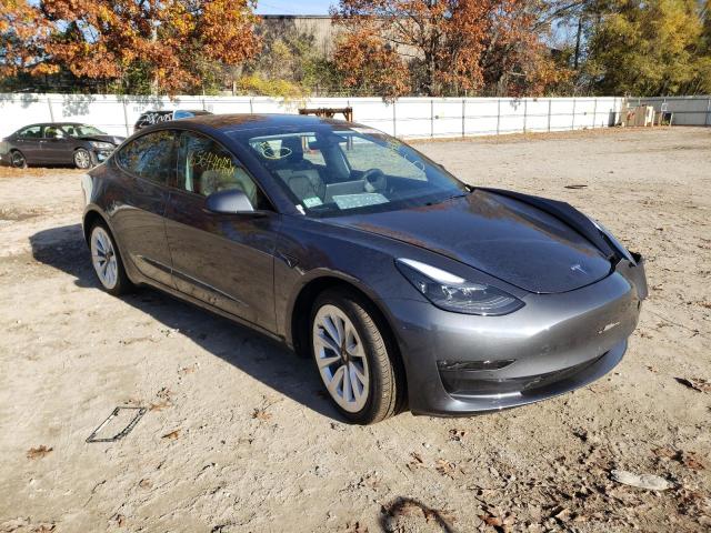TESLA MODEL 3 2022 with VIN 5YJ3E1EB5NF286726 - Photo from auction