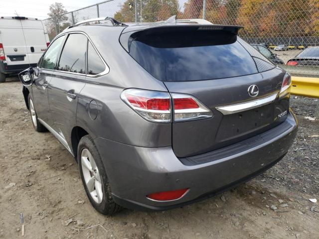 Photo 3 from auction – 2014 LEXUS RX 350 BAS with VIN 2T2BK1BAXEC228661